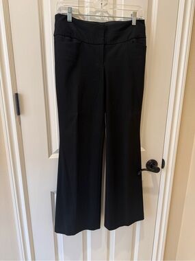 Express Black Editor Wide-Leg Pants